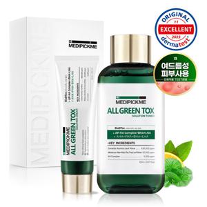 메디픽미 올그린톡스 솔루션 2종 선물세트 (토너+크림) 민감성피부 고민