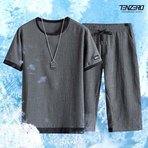 텐제로 아이스 쿨원단 시보리 7부 상하의  밴딩 세트 TEN23-7SET