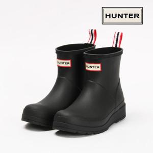 헌터 레인부츠 플레이 숏 여성 장화 블랙 WFS2020RMA-BLK