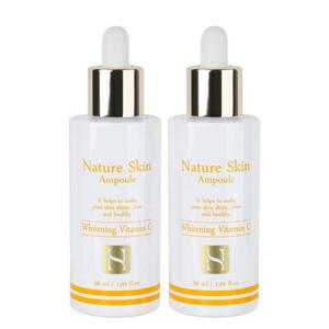 (1+1)푸드어홀릭 광채톤업 화이트닝 비타민C 앰플 50+50ml /브라이트닝 보습