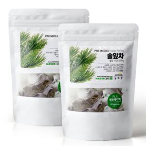 [늘해찬] 볶은 국산 솔잎차 50티백 x 2개