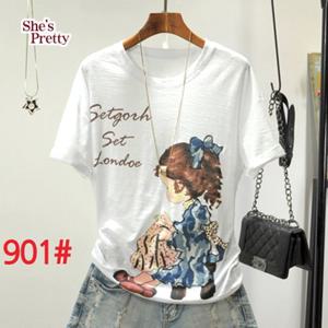 ★타임특가★  [쉬즈프리티] 큐티소녀티셔츠