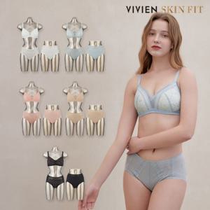 [비비안 스킨핏] 에어리 프리핏 5세트+세컨팬티5종