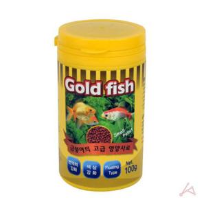 금붕어사료 관상어 먹이 사료 100g