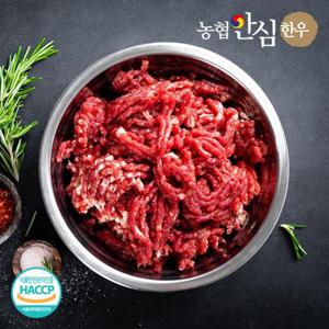 농협안심한우 1등급 한우 다짐육 600g(300g x 2팩)