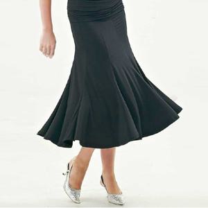 까르죠아 머메이드 롱 스커트 스포츠 댄스복 치마 인어라인 플레어 여성 라인 차밍