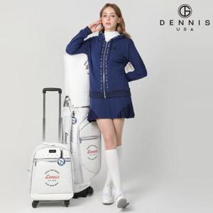 [데니스골프][DENNIS] 여성)백플리츠 포인트 히든밴딩 큐롯_NAMFLSK362