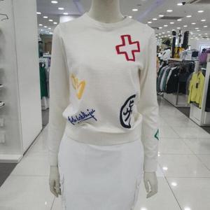 [까스텔바작]여성 가을 블라종 라운드 풀오버 BGDFSW501wh_US