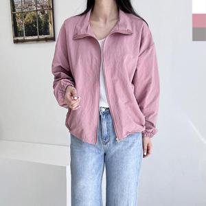 [리빌모아]여자 스트링 윈드 경량 바람막이 점퍼 DJW-JUS-SKQQ1317-라이트그레이