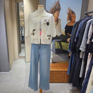 [베네통]카라넥자수스카시니트가디건BAKCA8531