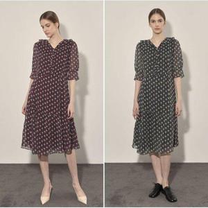 갤러리아_올리비아로렌 프린트 프릴 원피스 VOBOA4F7211