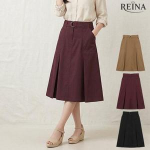 에바다 코튼 100 플리츠 스커트