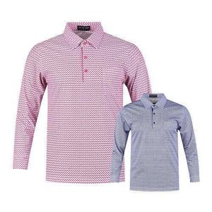 [보스케][보스케] 남자 봄 골프웨어 골프 카_라티 패턴 긴팔 티셔츠 L170321 (P003569870)