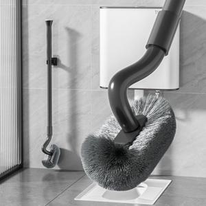 올지 롱 변기솔 화장실 실리콘 변기 솔 욕실 양변기 소변기 브러쉬