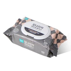 [모나리자]모나리자 내추럴 플러스 물티슈 캡형 100매 x 5팩