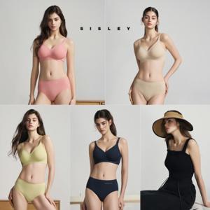 [시슬리 언더웨어] 시슬리 테일러메이드 퓨징 브라팬티 4세트 + 모자