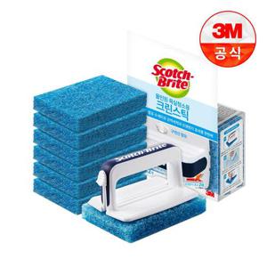 [3M]크린스틱 뉴올인원 욕실청소용 핸들+리필7입