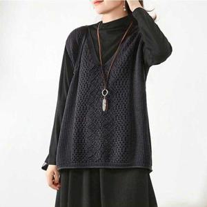 여성니트조끼 베스트 상의 여성 여름가디건 오버핏 WFL2JAB