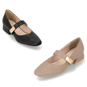 [정상가 159,000원] 엘칸토 여성 스터드 메리제인 플랫슈즈 3cm LCWD90I613