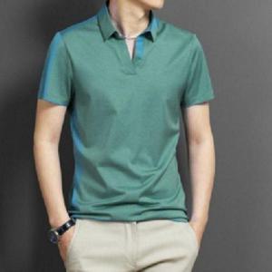 브이넥 헨리넥 남자 카라티 반팔티 WFMAOI4