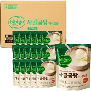 비비고 저나트륨 사골곰탕 500g x18개 즉석국