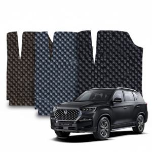 Brov KGM(쌍용)렉스턴 프로쉴드 3D 엠보싱 1+2열 자동차카매트 차량용 발매트