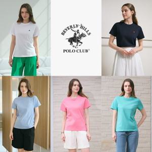 [비버리힐즈폴로클럽] 26SS 여성 코튼반팔티셔츠 5종