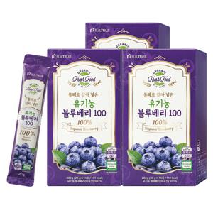 [빌트루] 통째로 갈아넣은 유기농 블루베리 100 3박스 (총 42포)