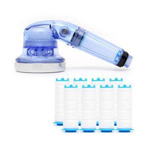 샤워플러스 싱크대 핸디형 녹물제거(와이드형) + 녹물필터 8개 SF1000