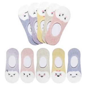 여성 모찌친구들 10켤레 발목양말 덧신 페이크삭스