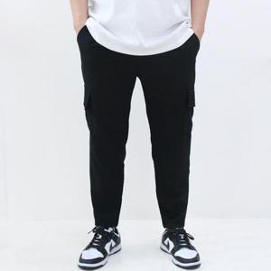 [엠클로]남자 빅사이즈 링클프리 린넨 아이스 쿨 밴딩 카고 조거팬츠 바지