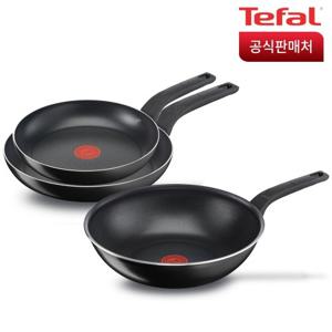 테팔 심플리클린 3종(후라이팬24cm+30cm+웍28cm)