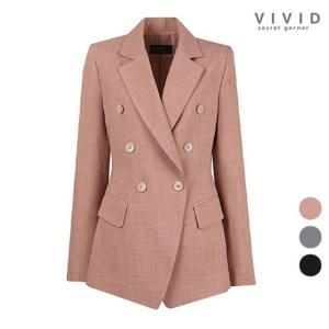 [비비드시크릿가너]VIVID 여성 에브리 더블 봄가을 정장 자켓