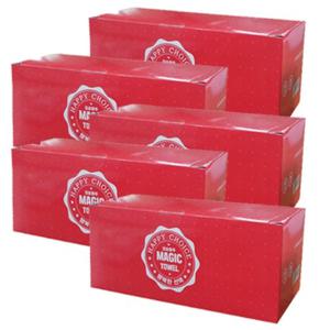 해피초이스 매직 압축 요술행주 핑크 10pX5세트 다용도 행주