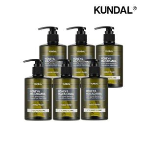 쿤달 허니 앤 마카다미아 클린 앤 퓨어 핸드워시 일랑일랑 258ml x6개