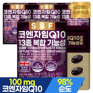순수식품 코엔자임Q10 4박스 x 30캡슐 코큐텐 항산화 비타민