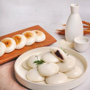 [푸르젠 잔기지떡] 당일생산발송 HACCP 팥앙금 잔기지떡 50개입 (총 1.5kg)