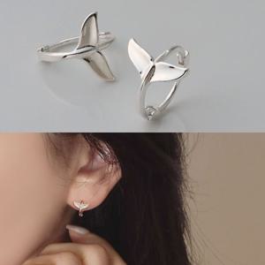 [메리그린] 925 SILVER 실버 링 귀걸이 돌핀