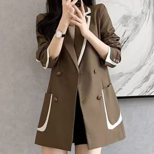 [휴드] 헬리아 캐주얼 미디엄 더블카라 자켓_230831_KHJ21