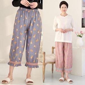 [로즈맘]처코홈웨어면바지/엄마바지 할머니바지 50대엄마옷 빅사이즈 5060