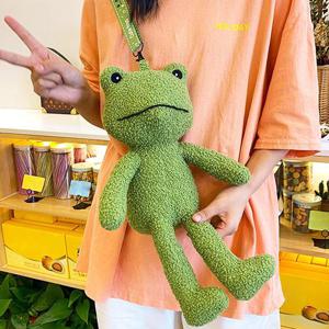 롱다리 개구리 인형 특이한가방 캐릭터 인형백 크로스백 귀여운 애착인형 미니백