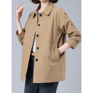 [에이시크]봄 가을 루즈핏 캐주얼 트렌치코트 C24CCT693