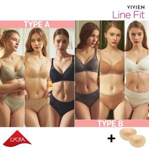 [방송히트] 비비안 라인핏11-1차 라이크라 노와이어 패키지 7종