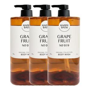 [해피바스]해피바스 오리지널 컬렉션 자몽 바디워시 910g x3