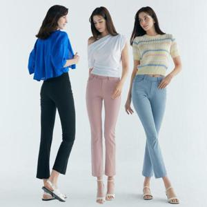 [바이유][바이유] 여성 인견 블렌디드 쿨팬츠 3종세트_RW9W_N