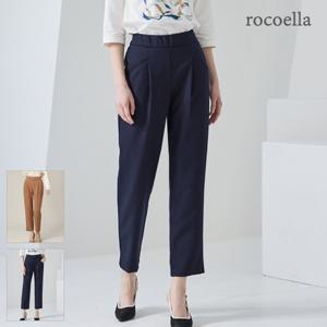 [로코엘라] 베라 세미 배기핏 스판 밴딩 여성 팬츠