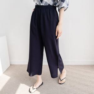 ★2종세트★인견 8부 트임 밴딩 통바지 2종 세트 8부 트임으로 시원하고 편안함UP