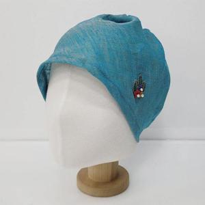 [나비드원]린넨 슬라브 두건/엄마 중년 여성 할머니 선물 시원한 여름 항암 모자