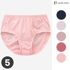 [제임스딘]제임스딘 여성면팬티 40수 순면 맥시팬티110 요일팬티세트