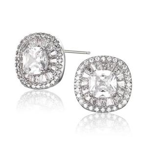 [가이거] 18K GF 파인 스퀘어 스톤 귀걸이 GI8KPEE065